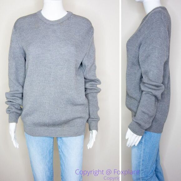 Balthazar merino‎ sweater, grey, Men's size M - Picture 1 of 14